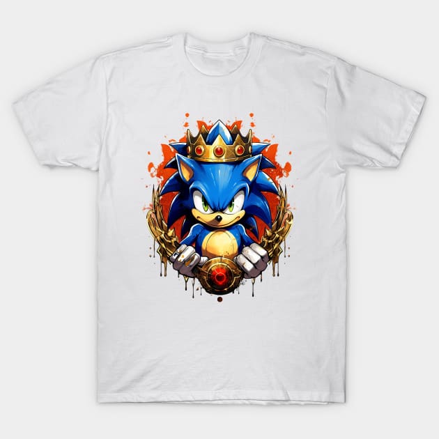 king sonic T-Shirt by piratesnow